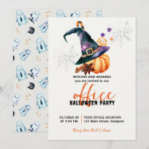 Pumpkin Corporativo do Office Party no Halloween