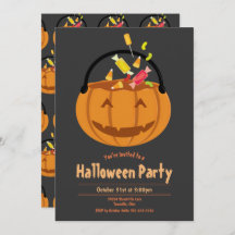 Pumpkin Pail Candy Kid's Halloween Party