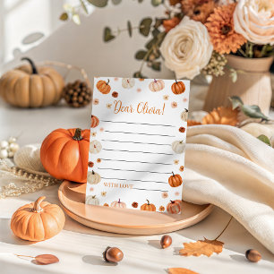Convites Pumpkin Primeira Cápsula Horária de Aniversário