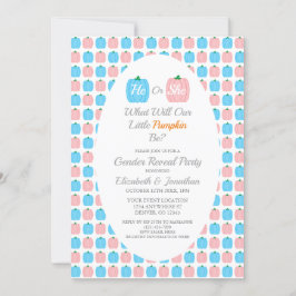 Convites Pumpkin Queda Revolução do Gênero