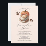 Convites Pumpkin Spice Coffee 60th Birthday Invites<br><div class="desc">Celebrate in cozy autumn style with these pumpkin spice invitations—perfect for a fall 60th birthday party! Featuring charming watercolor artwork of a latte with heart-shaped foam, scattered coffee beans, and seasonal flair, these 60th birthday invites are ideal for women seeking warm and stylish 60th birthday themes. Whether you're planning an...</div>