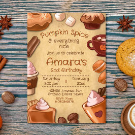 Convites Pumpkin Spice e tudo de bom