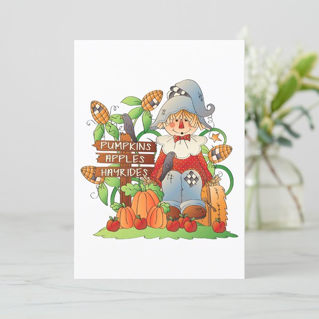 Convites Pumpkins Apple Hayrides (Criador carregado)