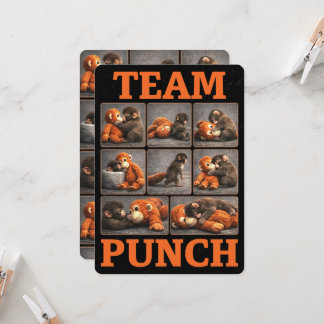 Convites Punch Baby Monkey