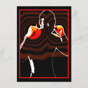 Convites punhos do encaixotamento do fogo