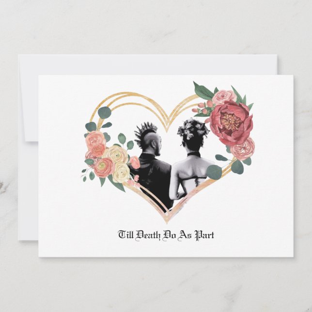 Convites Punk Wedding (Frente)