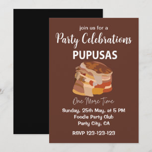 Convites Pupusas Salvadorenhas Pão Salvadorenho Pupusas