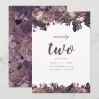 Purple Floral Fantasy Girl Birthday