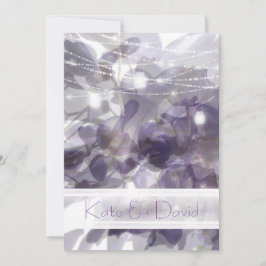 Convites ©Purple Wisteria String Lights Mason Jars Casament