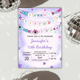 Convites Púrpura Na Minha Bracelete De Amizade Da Era Anive