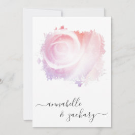 Convites *~* QR Blush Rosa Rosa Rosa Rosa Rosa Rosa RSVP AR