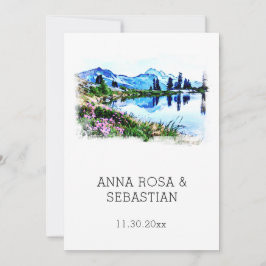 Convites *~* QR RSVP Florence Itália Firenze AP19 Casamento