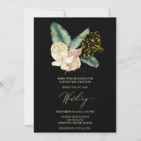 *~* QR RSVP Jungle Tropical Leopardo AR21 WEDDING