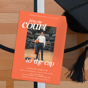 Convites Quadra de Graduação de Basquete para o Chapéu