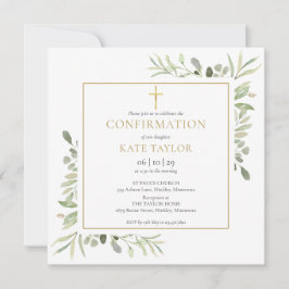 Convites Quadrado de Confirmação de Granulação de Água