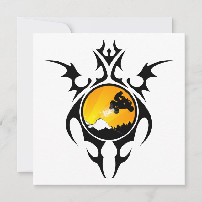 Convites quadras tribais (Frente)