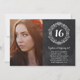 Convites Quadro Bonito| Foto Doce Dezesseis Aniversário