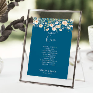 Convites Quadro Clássico de Flores Selvagens Número 1 Gráfi