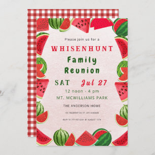 Convites Quadro das Melancias de Verão   Controla a união f