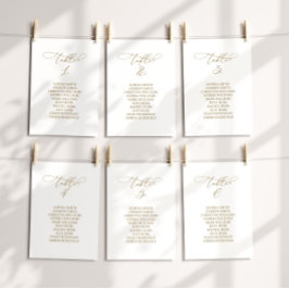 Convites Quadro de Caligrafia Elegante Número 4 Quadro Sent