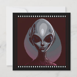 Convites Quadro de Filme Extraterrestre para cinzas