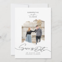 Quadro de Foto com Traço de Pincel Minimalista Sav