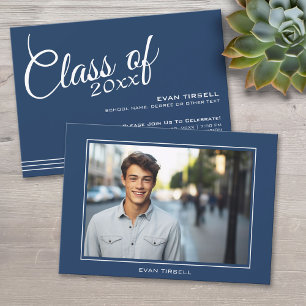 Convites Quadro de Fotos para Graduação do Marinho Moderno