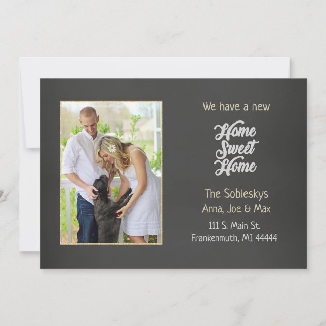 Convites Quadro De Fotos Que Mudamos (Frente)