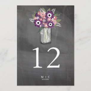 Convites Quadro De Jardins Roxos Número do quadro