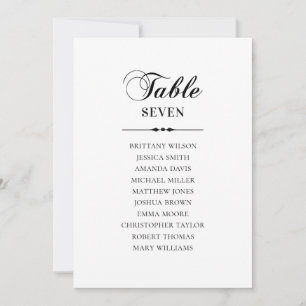 Convites Quadro de lugares em preto-e-branco. Casamento cl