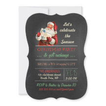 Quadro de Papais noeis de Vintage para troca de pr