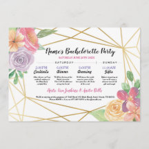 Quadro Dourado da Bachelorette Itinerária do chá d