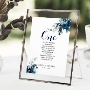 Convites Quadro Floral de Aquarela Número 1 Gráfico de Luga