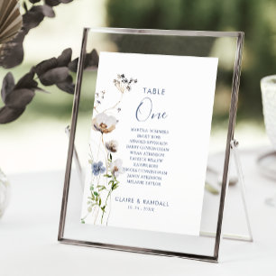 Convites Quadro Floral de Florestas Selvagens Número 1