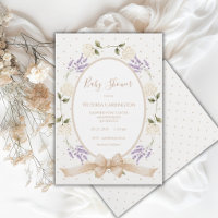 Quadro Floral Neutro Vintage para Bebê