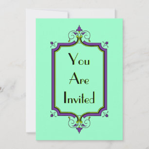 Convites Quadro Flourish Elegante