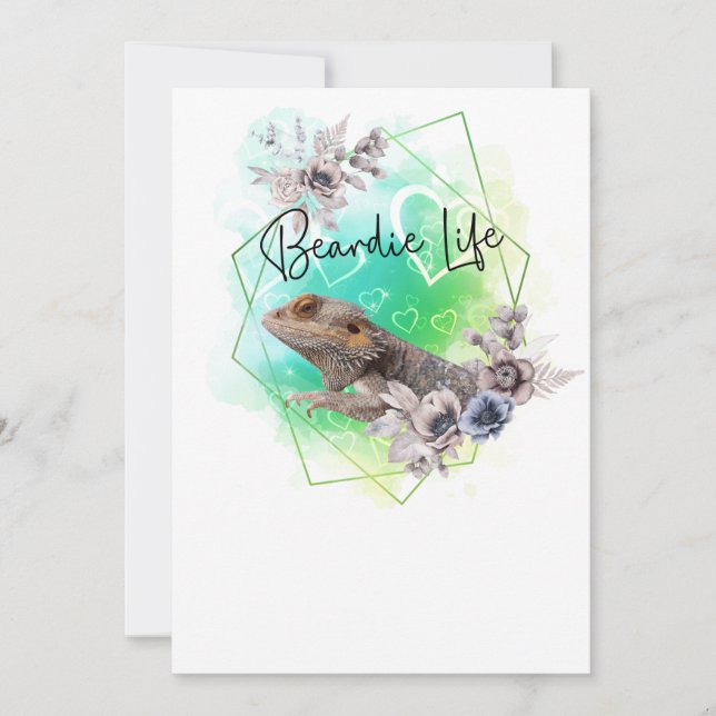 Convites Quadro Geométrico do Dragão (Frente)