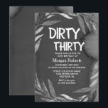 Convites Quadro Preto Sujo Trinta aniversário de 30 anos Co<br><div class="desc">Black Chalkboard Dirty Trinta aniversário de 30 anos Convidam a coleção de Correspondência em Niche e Nest store. Trabalho de arte por www.EssemCreatives.etsy.com</div>