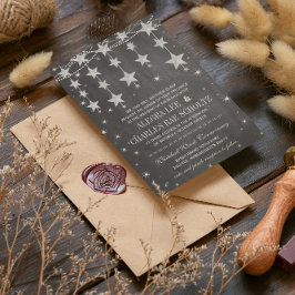 Convites Quadro Russo De Casamento Sob As Estrelas