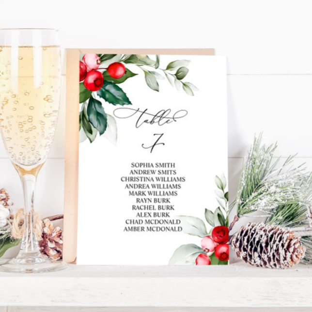 Convites Quadro Verde Natal Número 7 Quadro Sentado (Criador carregado)