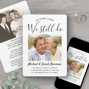 Convites QUALQUER Aniversário 2 Foto Nós Ainda Fazemos Eleg