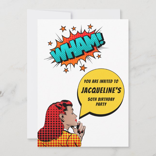 Convites Qualquer Aniversário Engraçado (Frente)