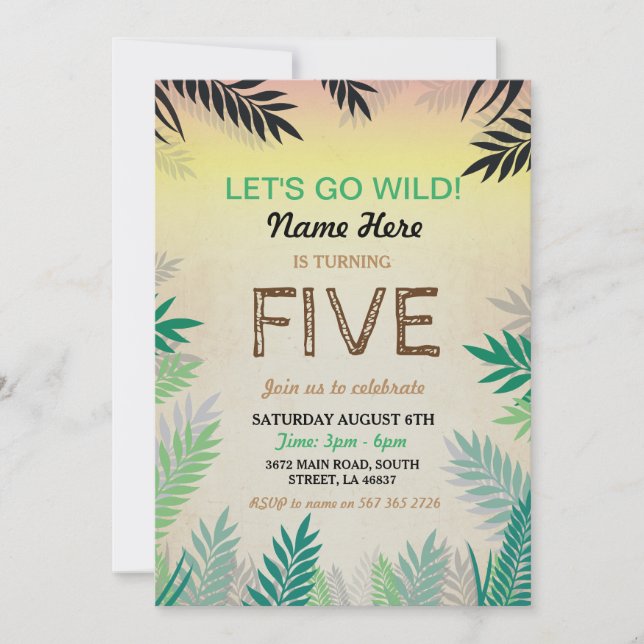 Convites QUALQUER ENVELHECIMENTO DA Festa de aniversário Se (Frente)