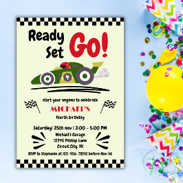 Convites Qualquer Idade Preparada Para Aniversário, Ir Carr