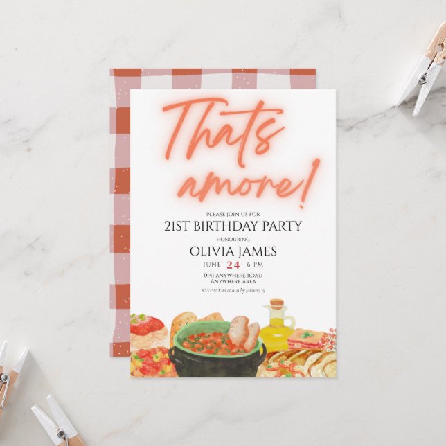 Convites Qualquer idade que seja mais aniversário (Frente/Verso In Situ)