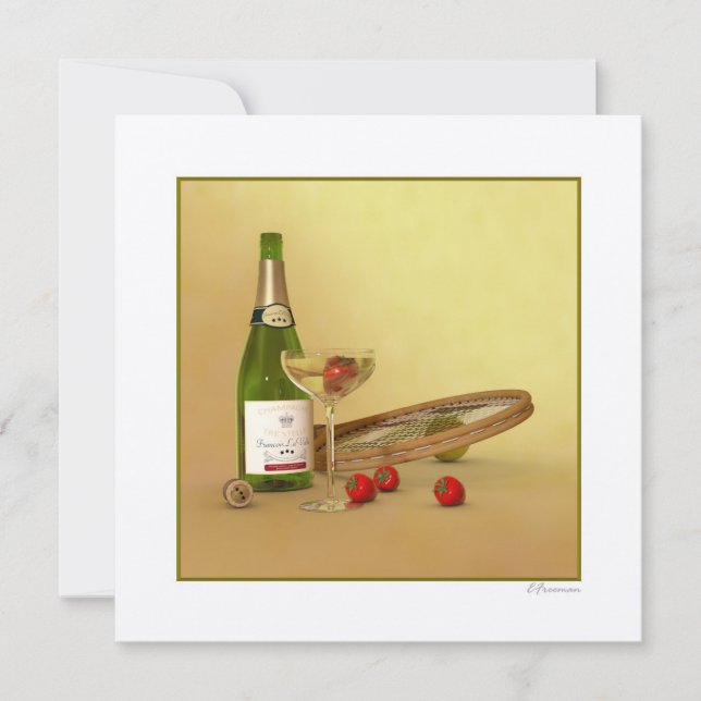 Convites Qualquer um por Tênis (Frente)