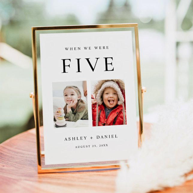 Convites Quando Éramos Número da Tabela de Idade (Criador carregado)