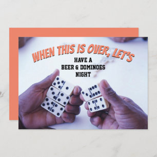 Convites QUANDO ISSO ACABAR DE VAMOS, Salve A Data