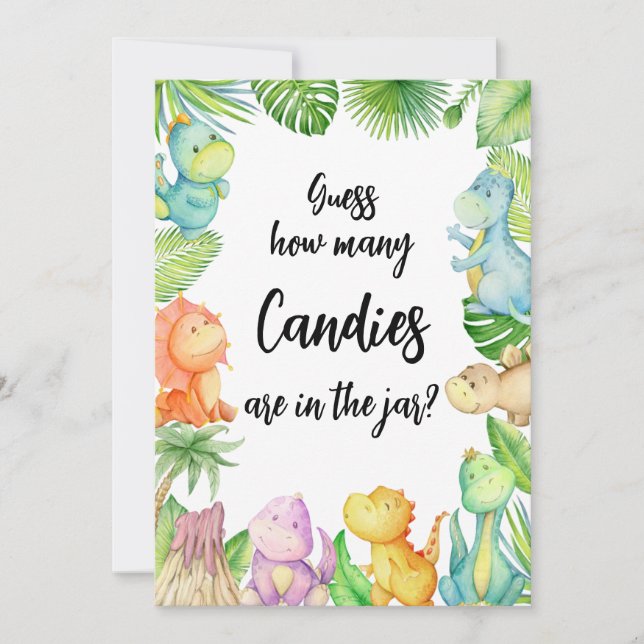 Convites Quantas Canárias em Placa de Chá de fraldas Jar Di (Frente)