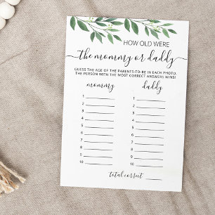 Convites Quantos anos eles tinham no Chá de fraldas